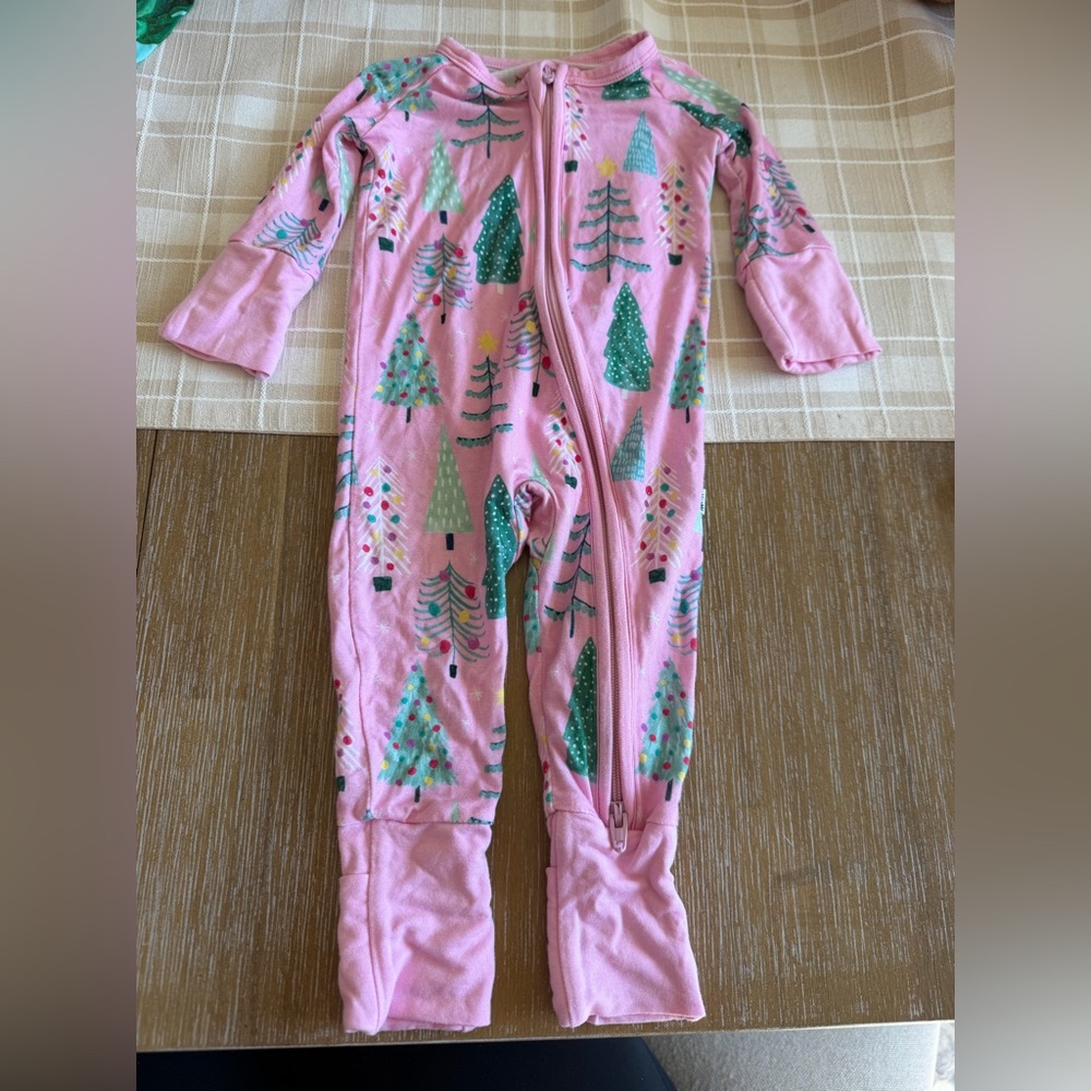 Little Sleepies Pink Christmas